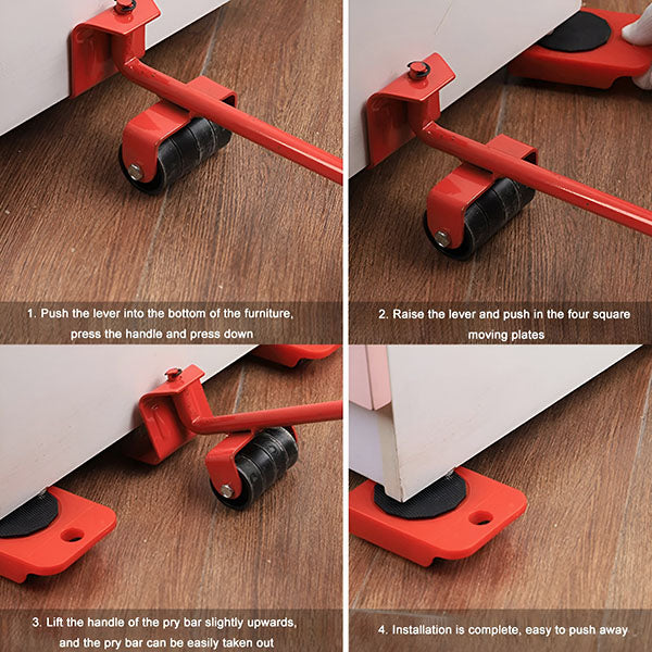 PowerGlide™ — Move Heavy Furniture Solo Without Pain or a Single Scratch