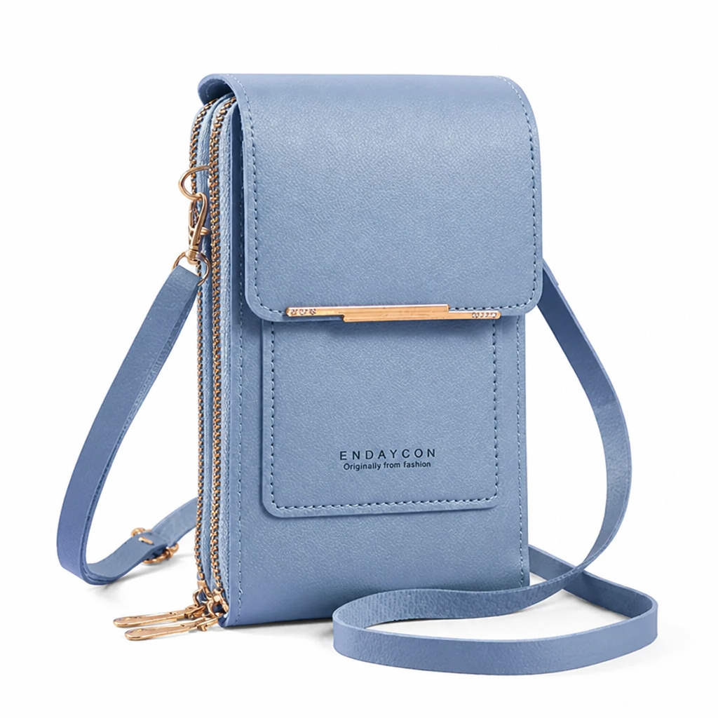 TapTote™ — Keep Your Phone Close and Your Hands Free, Without the Bulky Bag