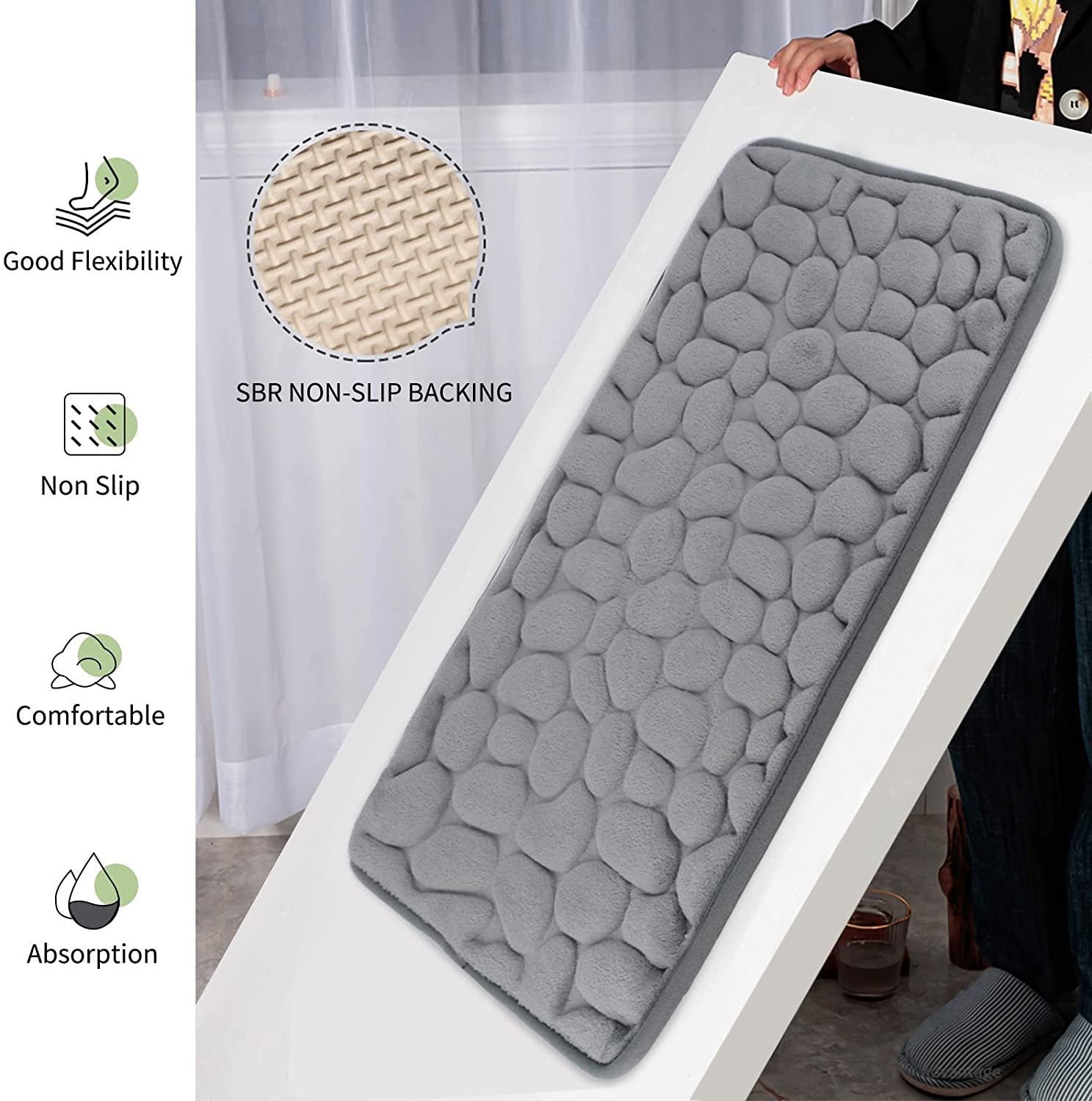 SafeStride™ Bath Mat — Feel Unshakable Safety and Plush Comfort Every Step You Take