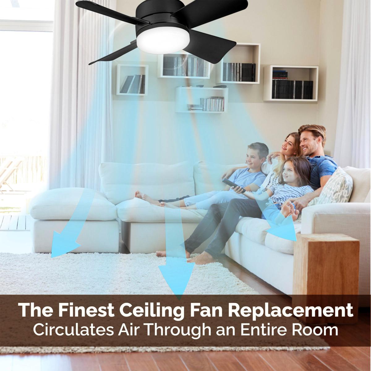 AeroLuma™ 40W LED Ceiling Fan Light — Instant Cool Comfort and Brilliant Glow, No Hassle Needed