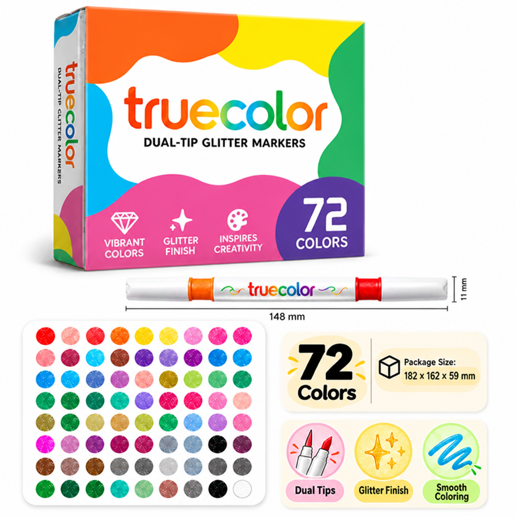 DazzleScript™ — Make Every Page Sparkle With Your Own Colorful Style