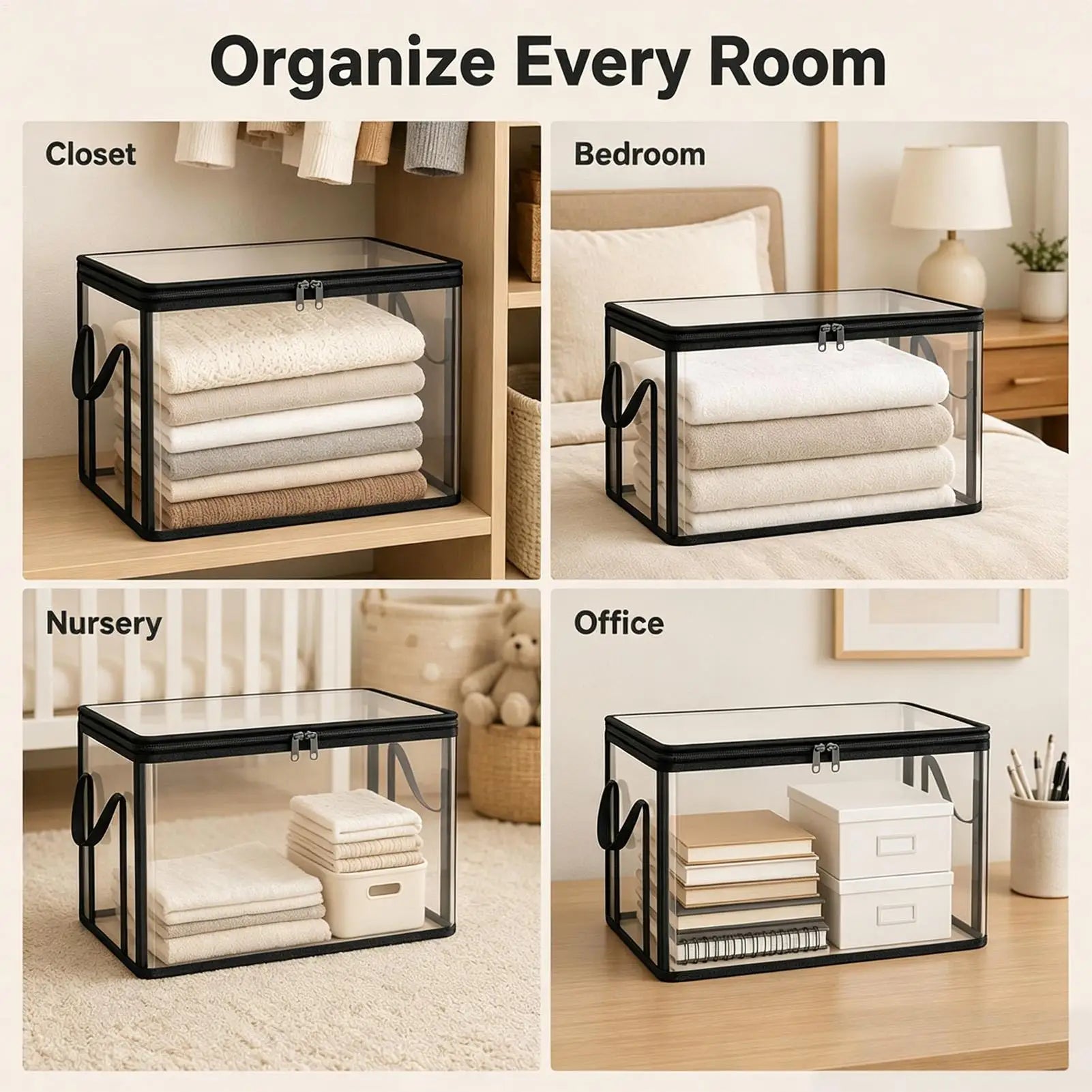 RamoraClear™ — See It All, Store with Confidence, Conquer Clutter Instantly