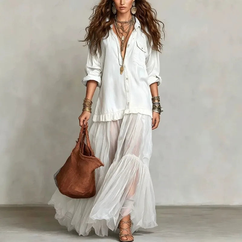 Lumiara™ Maxi Dress — Slips On Like a Dream, Turns Heads All Day Long