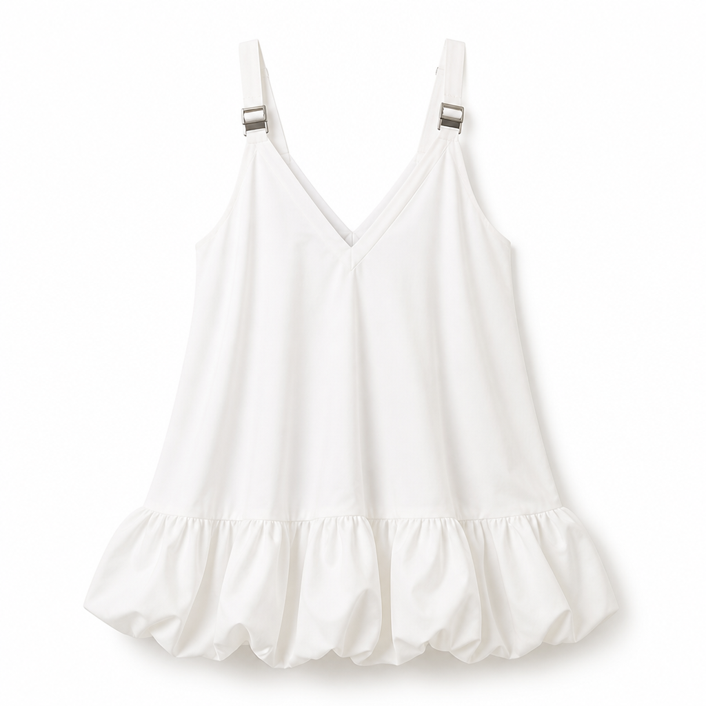 Ruffelle™ — Turn Heads All Summer in a Breezy V-Neck Ruffle Dress