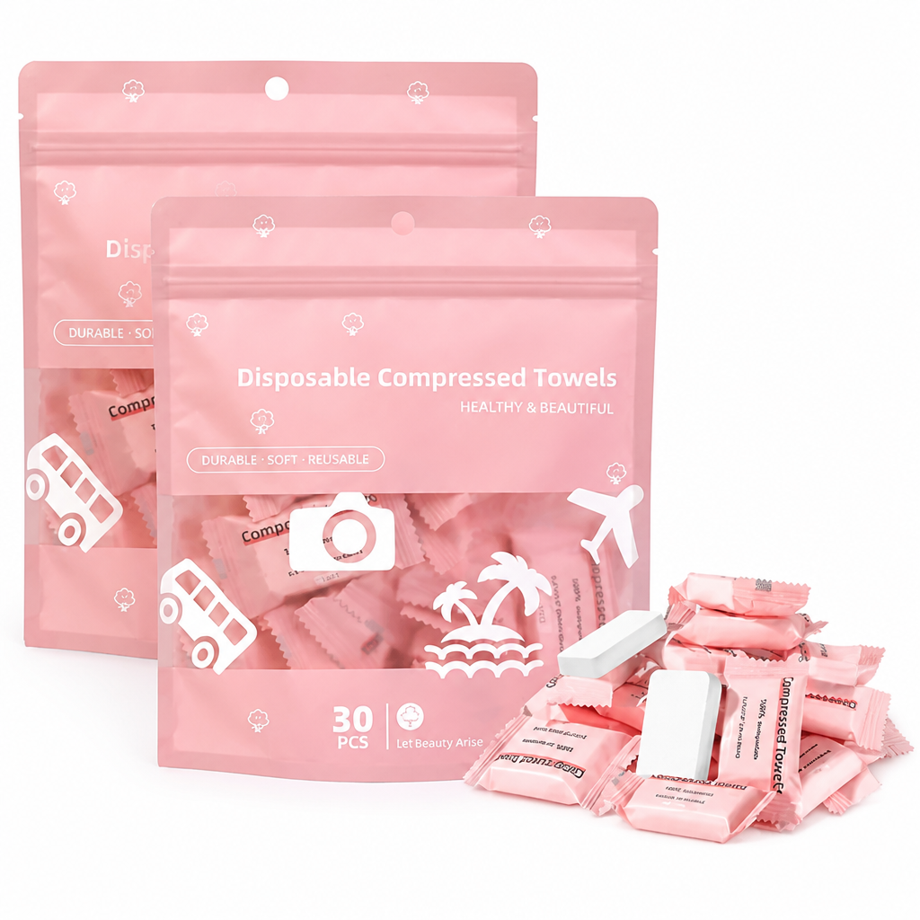 PureMist™ Compressed Cotton Towels — Instant Freshness and Silky Softness Wherever You Go