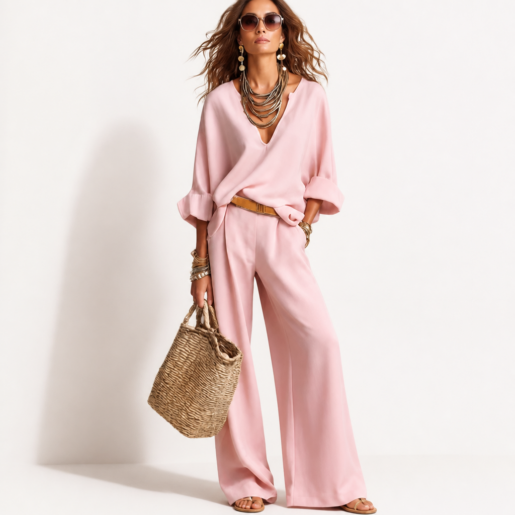 VieraLuxe™ Two-Piece Set — Slip Into All-Day Confidence and Effortless Elegance