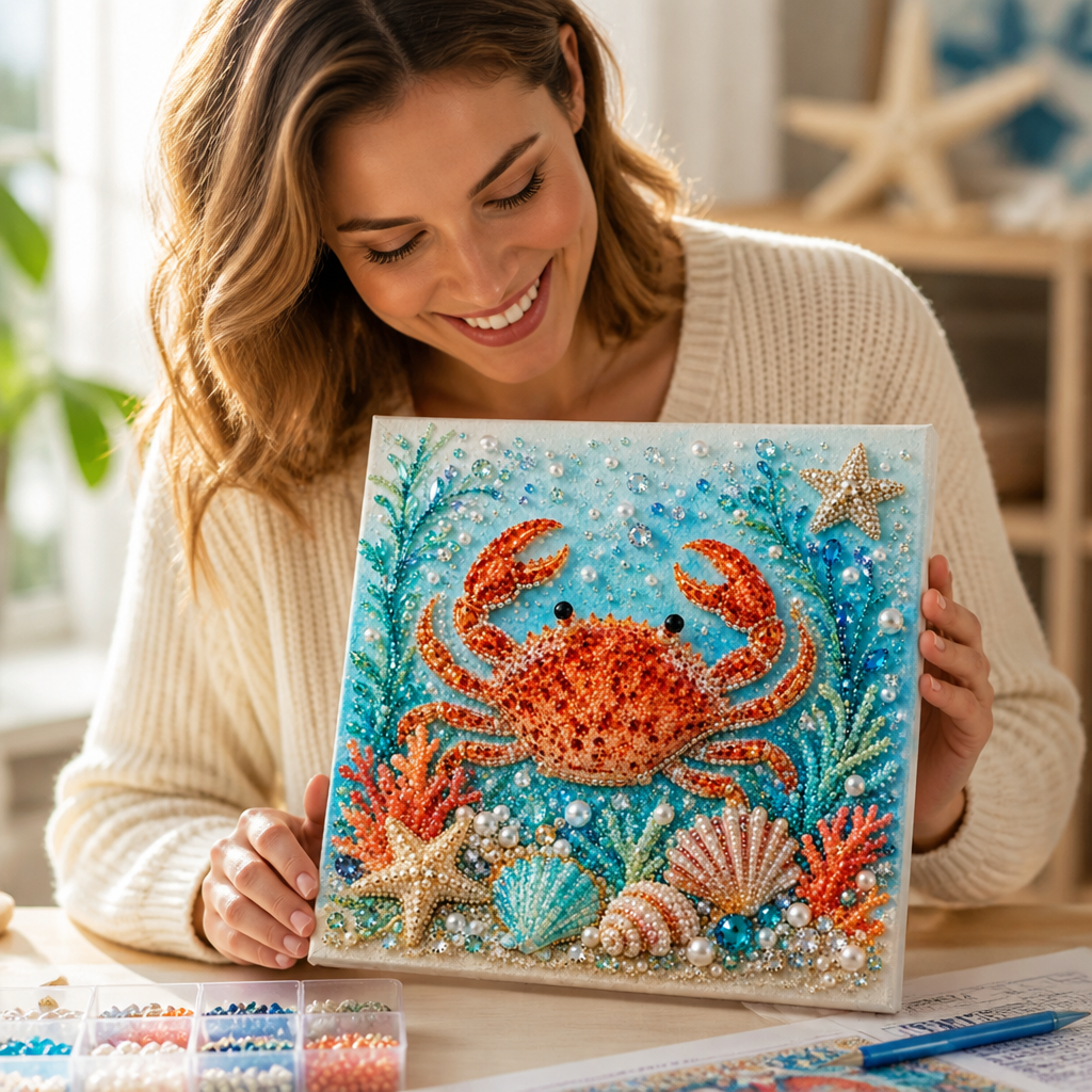SeaLustre™ Pearl Art Kit — Melt Stress Away with Every Shimmering Pearl You Place