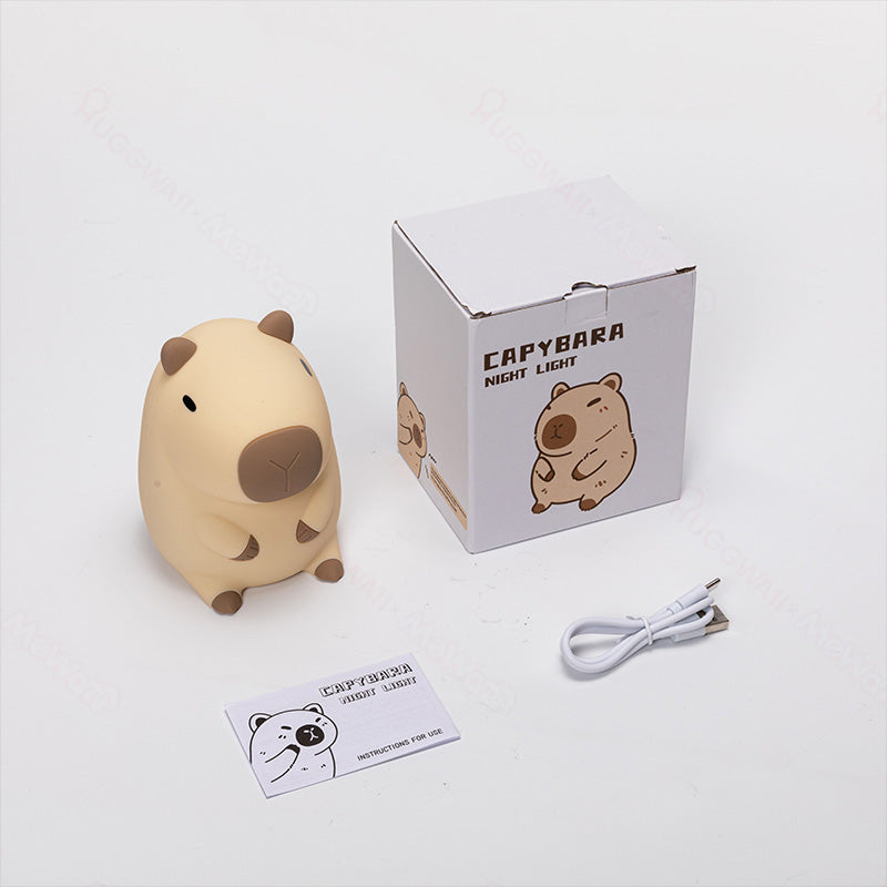 GlowNest™ Squishy Night Light — Squeeze Away Stress, Embrace Pure Evening Bliss