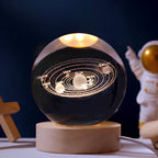 Boule de cristal lumineuse