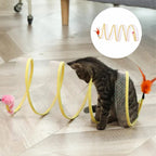 Tunnel plié pour chat