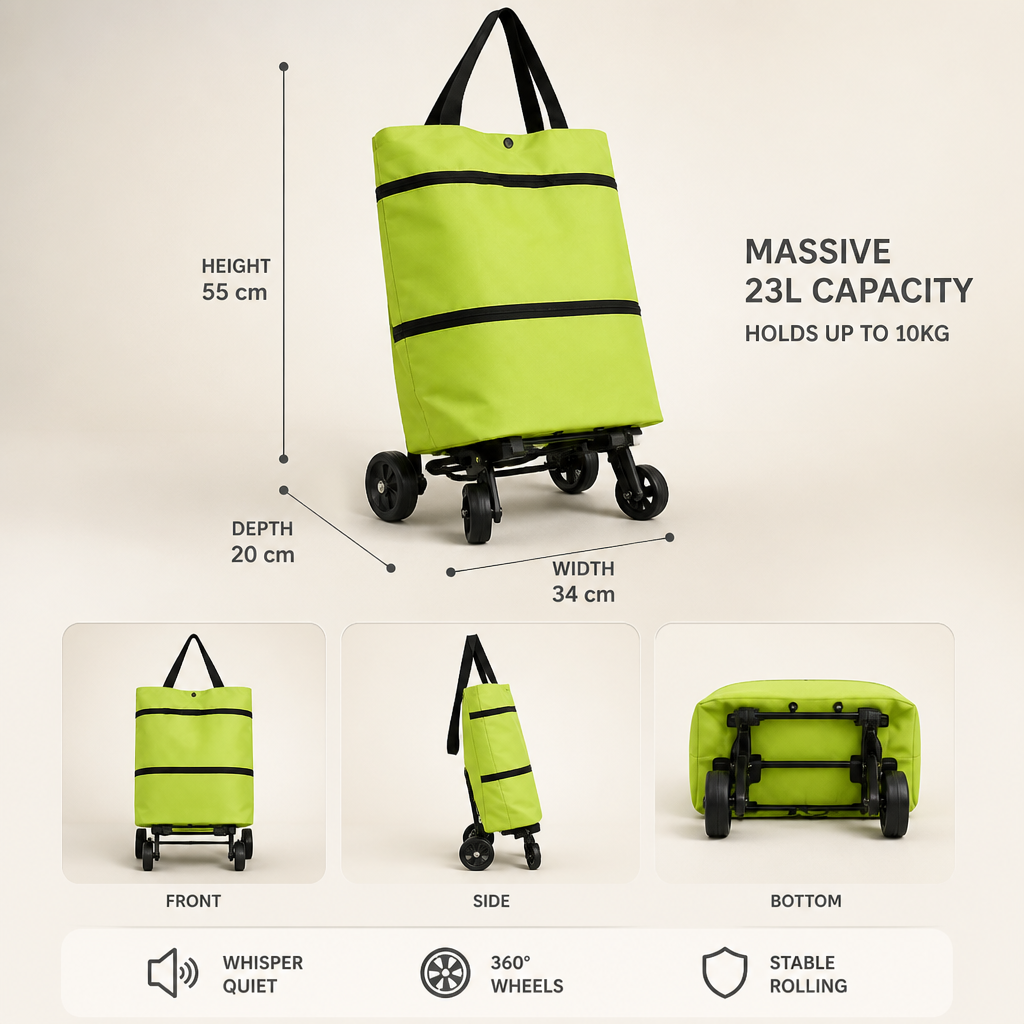 VersaTote™ — Transform Your Shopping into Effortless Freedom and Comfort
