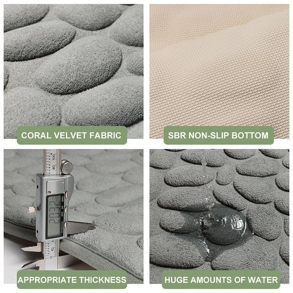 SafeStride™ Bath Mat — Feel Unshakable Safety and Plush Comfort Every Step You Take