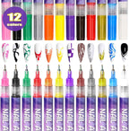 LumaFizz™ 12-Color Nail Art Pen Set — Ignite Bold, Head-Turning Nails That Showcase Your True Style