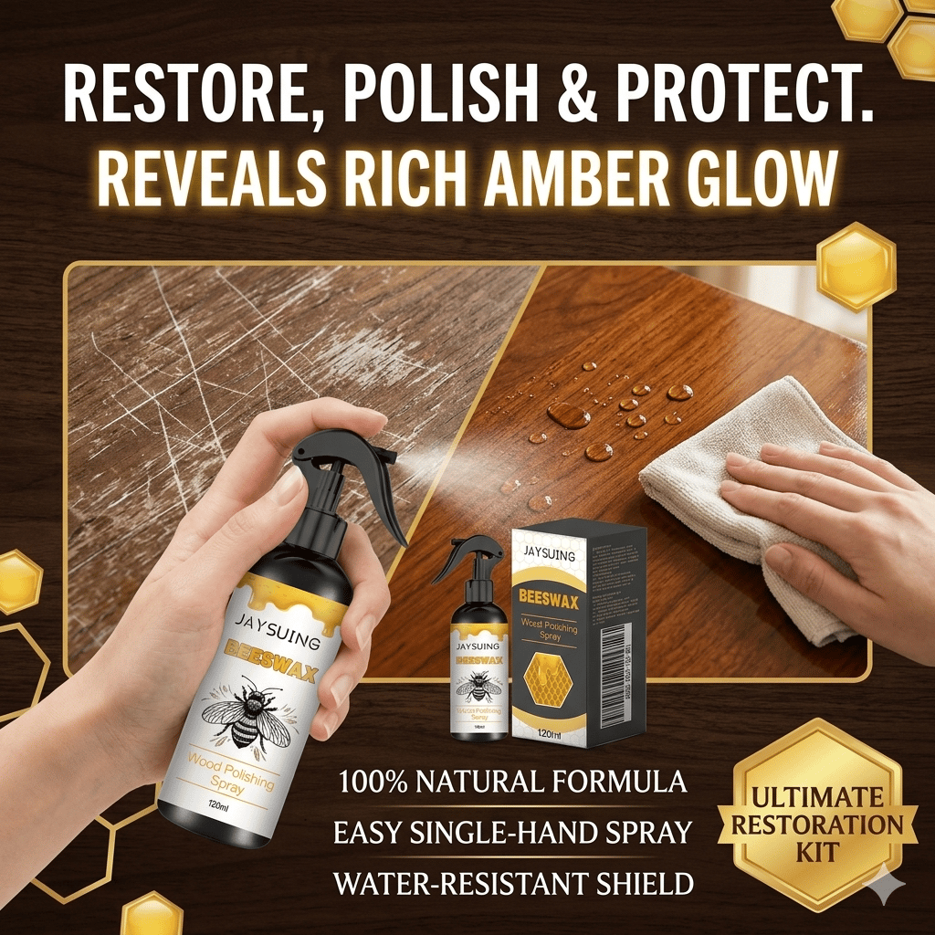 Luxerra™ Wood Glow Spray — Instantly Revive and Protect Your Wood’s Natural Beauty Without Effort
