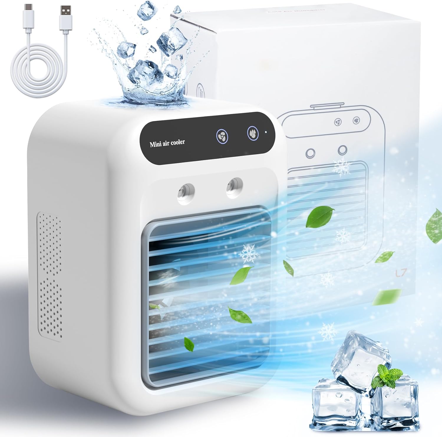 BreezePulse™ — Instantly Crush Heat with Your Personal Rechargeable Mist Breeze