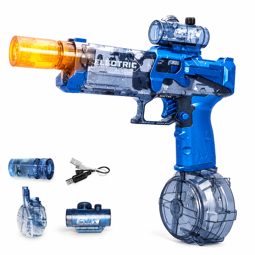 HydroBlaze™ Dual-Spray Electric Blaster — Unleash Nonstop Power and Own Every Water Battle