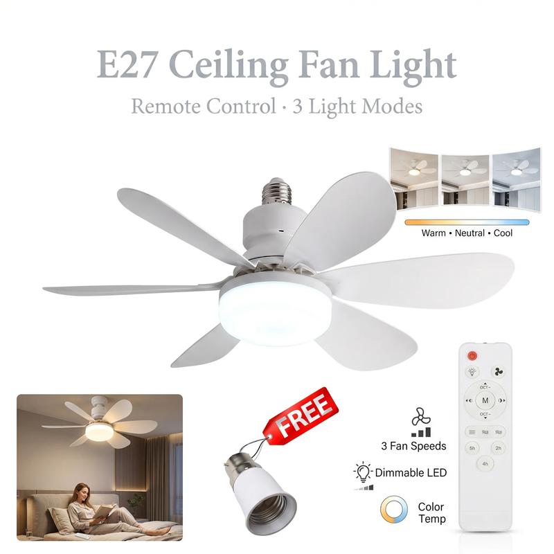AeroLuma™ 40W LED Ceiling Fan Light — Instant Cool Comfort and Brilliant Glow, No Hassle Needed