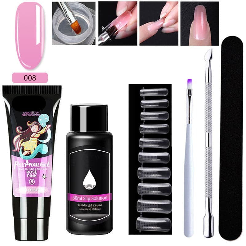 LustraVibe™ Nail Art 7-Piece Set — Salon-Quality Nails That Shine, Flex, and Protect Your Natural Beauty for Weeks