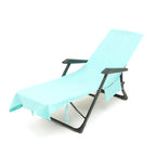 ShoreEase™ Sun Lounger Towel — Escape Sand Hassles with Instant Dry Comfort and Secure Storage