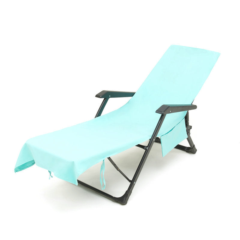ShoreEase™ Sun Lounger Towel — Escape Sand Hassles with Instant Dry Comfort and Secure Storage