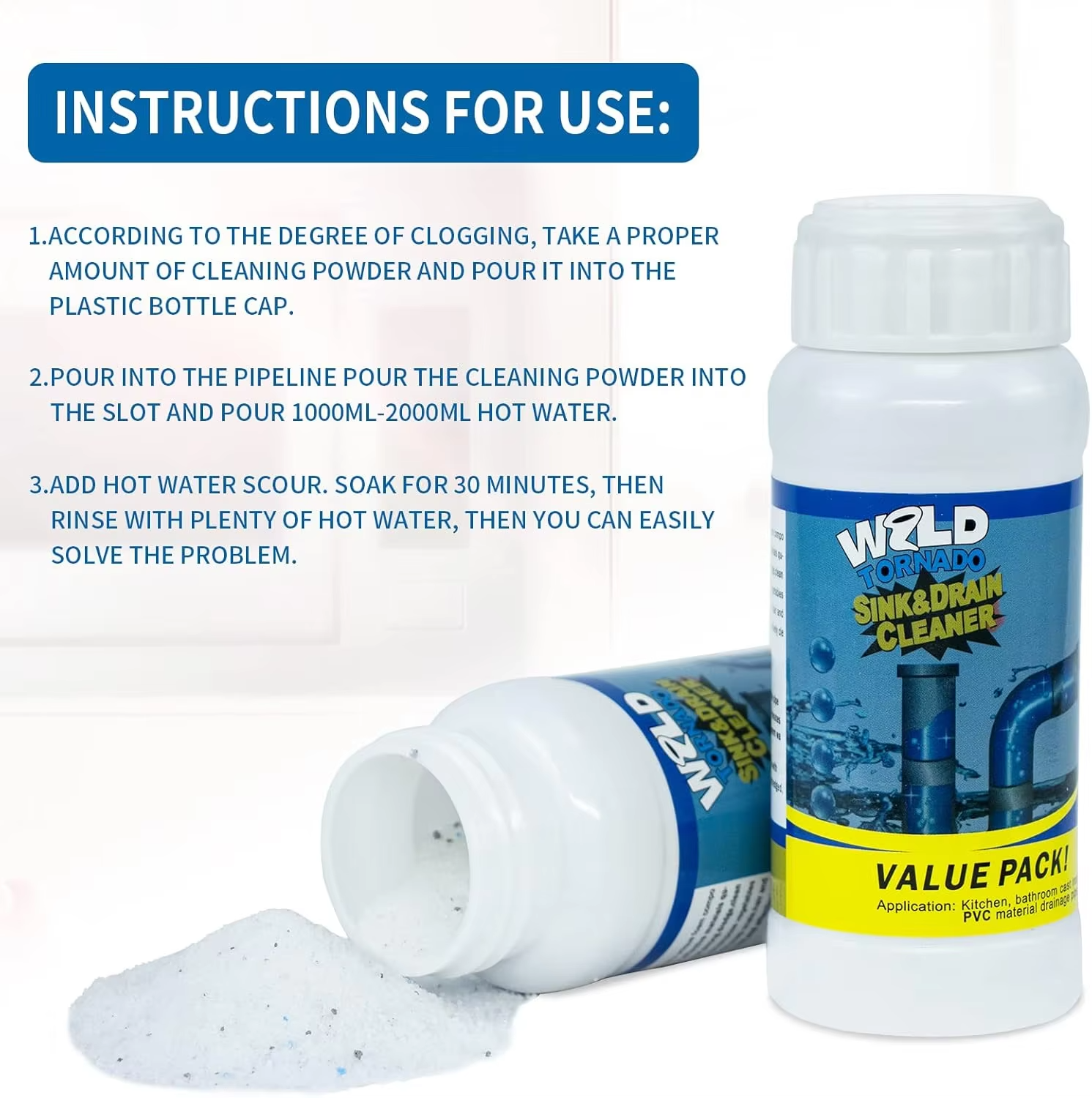 ClearFlowPro™ — Crush Clogs Fast and Bring Your Drains Back to Life