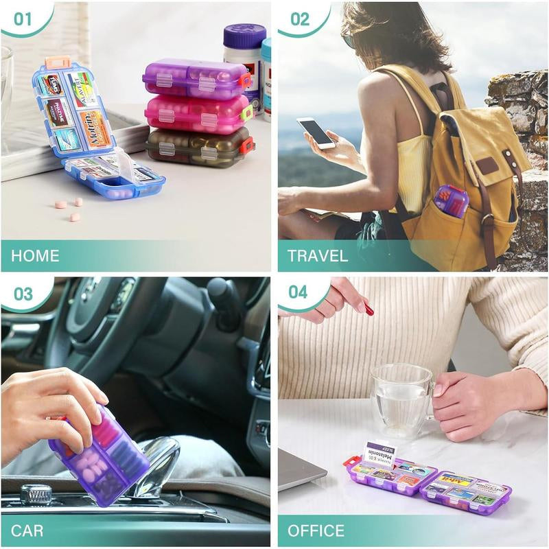 Travel Pill Organizer Box™ — Pocket-Sized Power to Keep Your Meds Safe and Sorted Everywhere