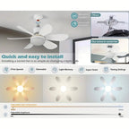 AeroLuma™ 40W LED Ceiling Fan Light — Instant Cool Comfort and Brilliant Glow, No Hassle Needed