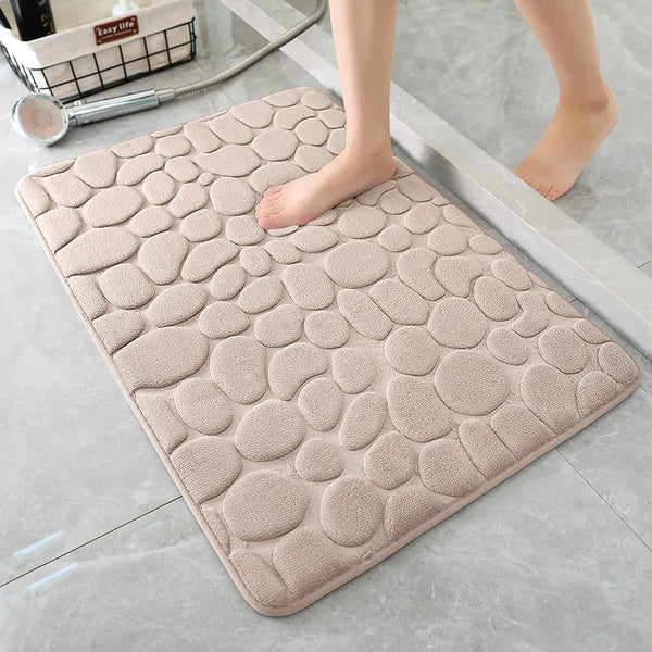 ZephyrNest™ Cobblestone Mat — Wrap Your Feet in Cozy Safety and Instant Dryness