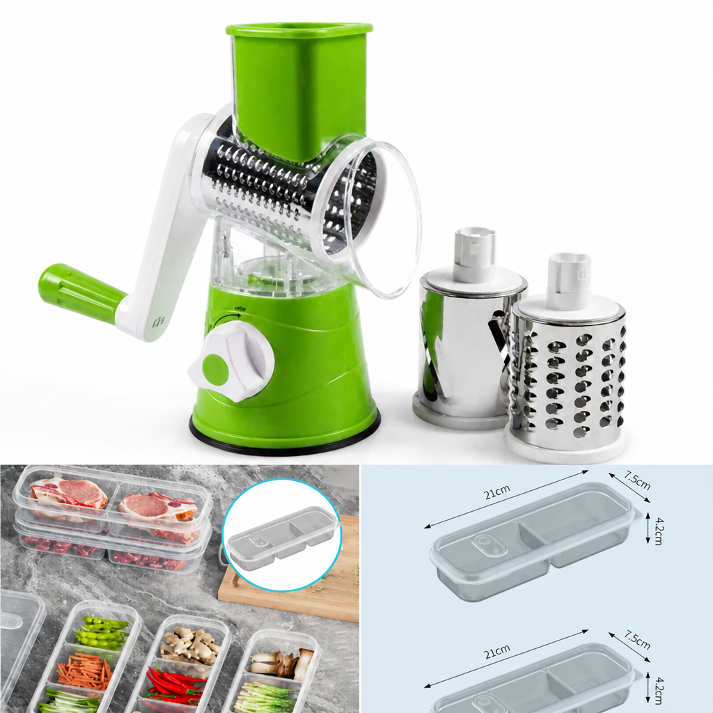 SwiftSlice™ — Slice, Shred, and Grate Faster for Effortless Kitchen Triumphs