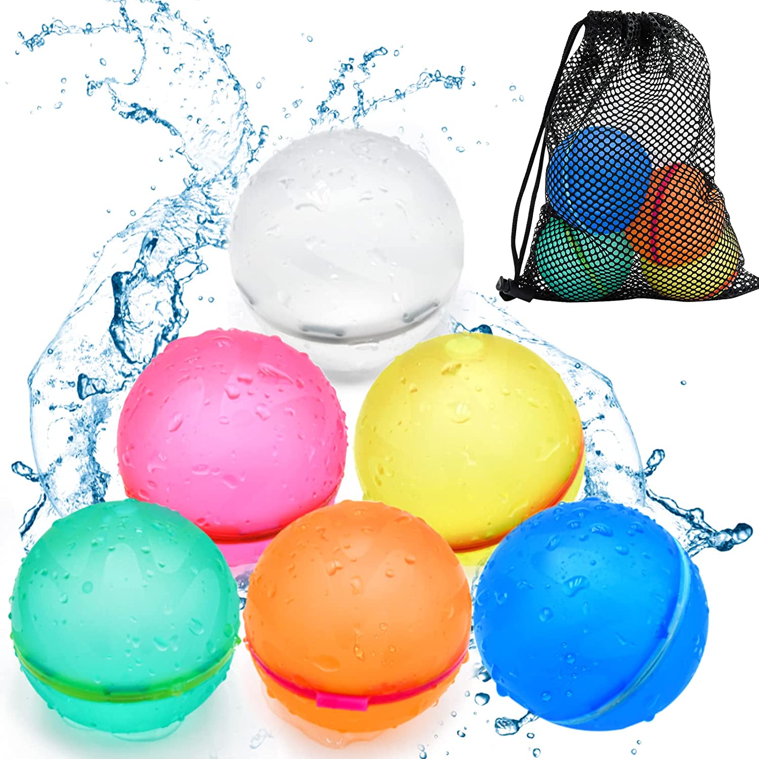 Reusable Water Balloons - 12 pieces