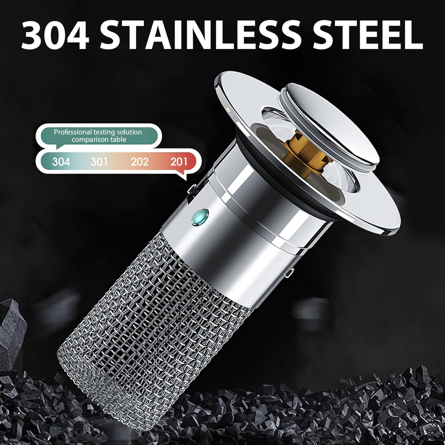Stainless Steel Floor Drain Filter - Isolates Odors and Prevents Cockroaches