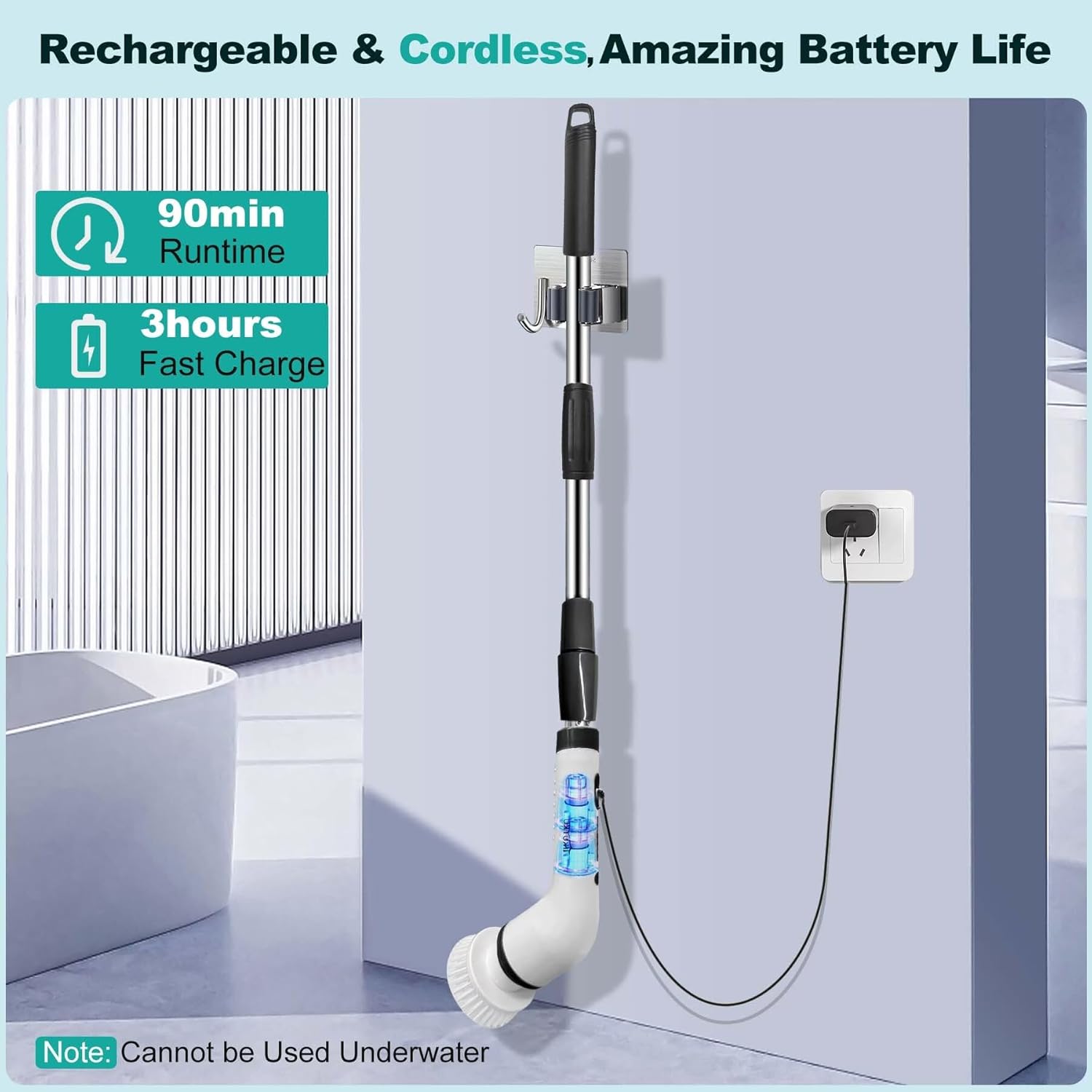 Ensemble de 7 brosses de nettoyage électriques