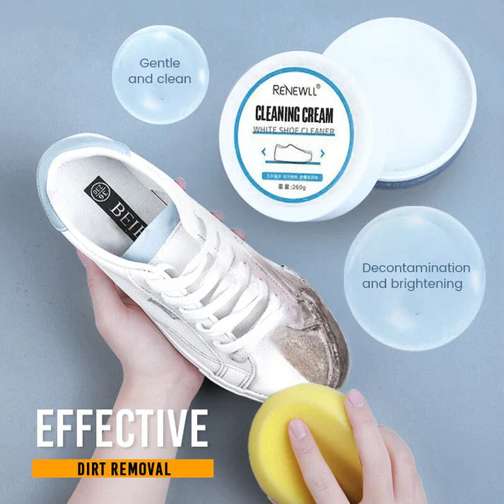 Crème nettoyante pour chaussures blanches (lot de 2 pièces)