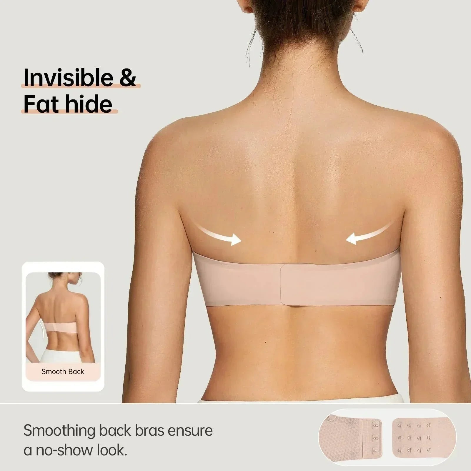 Velvessence™ Strapless Bandeau — Feel Fearless with Perfect Fit and All-Day Freedom