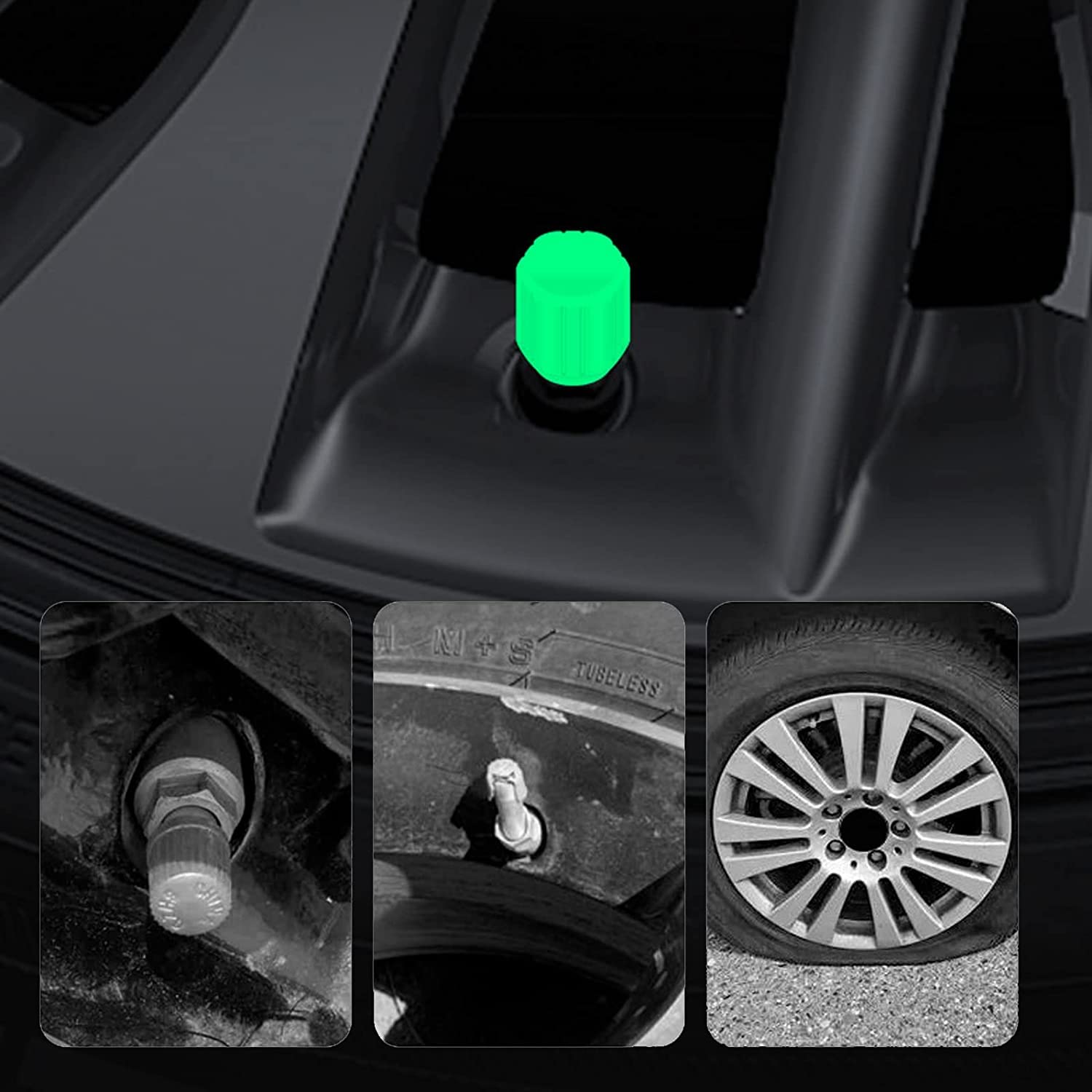 RadiGlow™ — Ignite Your Wheels with unstoppable Nighttime Glow and Tire Protection