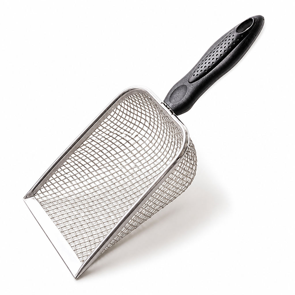 PurePaws™ Metal Mesh Scoop — Scoop Faster, Stress Less, Enjoy Every Moment