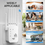 AxioWave™ Dual Band WiFi Extender — Crush Dead Zones and Power Every Device with Lightning-Fast WiFi