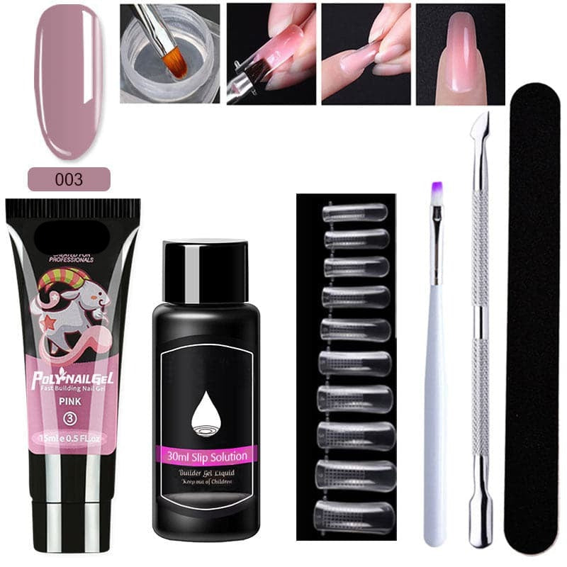 LustraVibe™ Nail Art 7-Piece Set — Salon-Quality Nails That Shine, Flex, and Protect Your Natural Beauty for Weeks