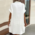 SolaraMist™ Shirt Dress — Feel Effortlessly Confident and Flawlessly Chic Every Day