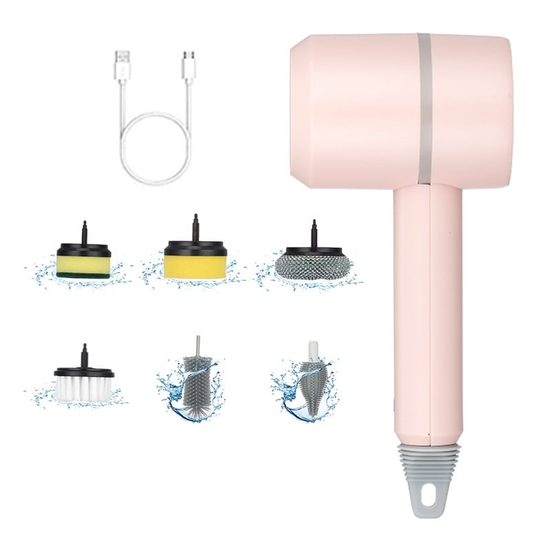 Brosse de nettoyage électrique Brosse à vaisselle 