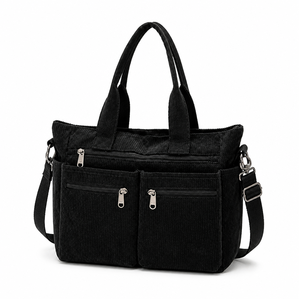 VitaCarry™ Corduroy Utility Tote — Stay Sharp, Organized, and Ready for Anything Every Day