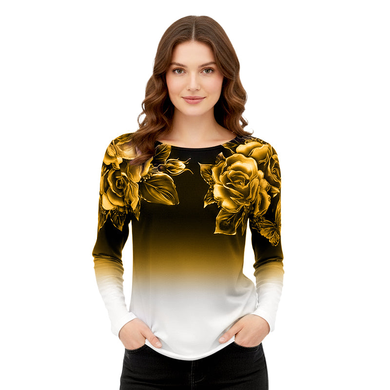 VelvetLilac™ Floral Long Sleeve — Slip into Breathable Elegance That Turns Heads Effortlessly