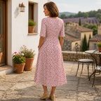 LunaVera™ Polka Dot Midi Dress — Effortless Elegance That Hides Flaws and Boosts Your Confidence
