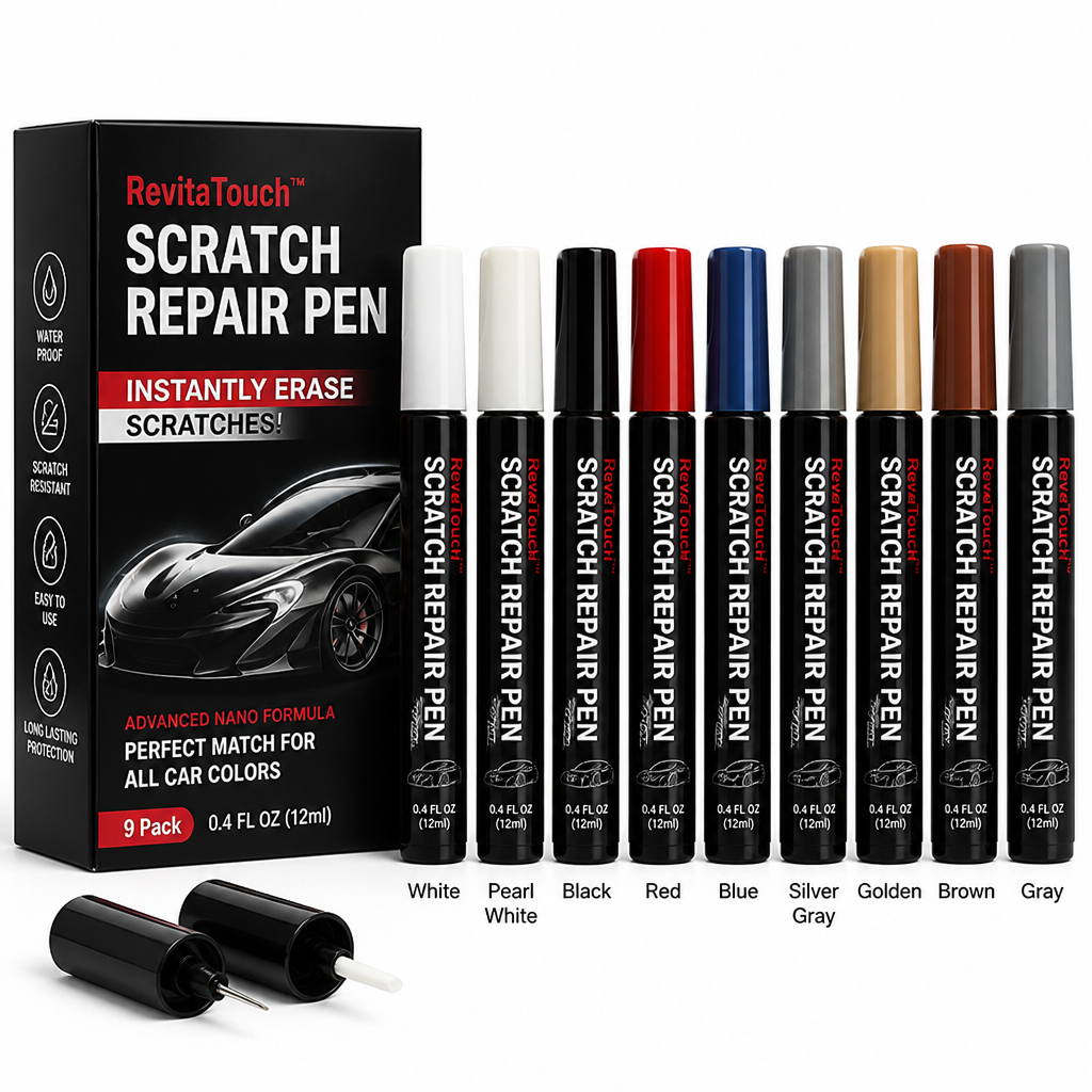 RevitaTouch™ Scratch Repair Pen — Instantly Restore Your Car’s Showroom Shine and Vanish Flaws for Good