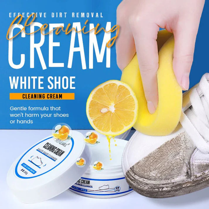 Crème nettoyante pour chaussures blanches (lot de 2 pièces)