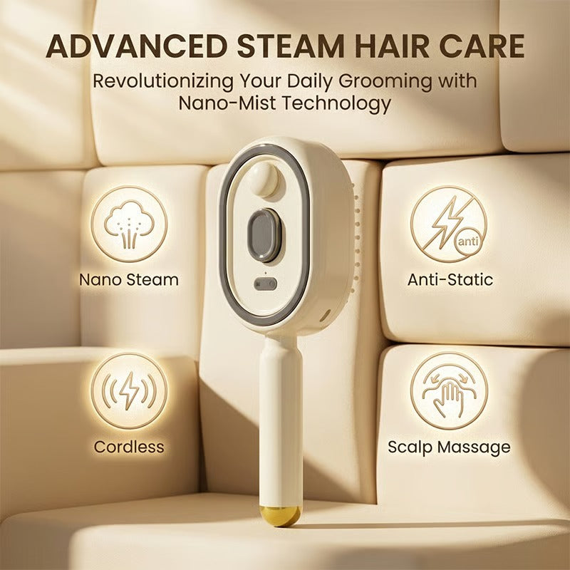 HydraMist™ Air Cushion Massage Comb — Turn Tangled Mess Into Silky, Stress-Free Strands Every Day