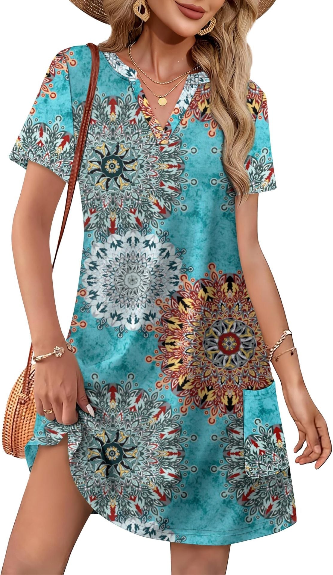 ZephyraFlow™ Midi Dress — Feel Effortless, Move Freely, Captivate Everywhere