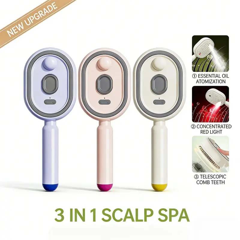 HydraMist™ Air Cushion Massage Comb — Turn Tangled Mess Into Silky, Stress-Free Strands Every Day