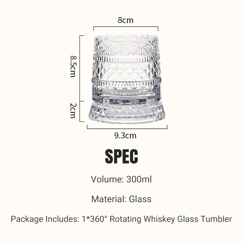 SipSpin™ — Transform Your Whiskey Into a Mesmerizing Moment of Relaxation and Style
