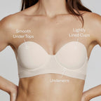 MVP Multiway Strapless Bra™ — Perfectly Fits Small Cups for All-Day Confidence and Freedom